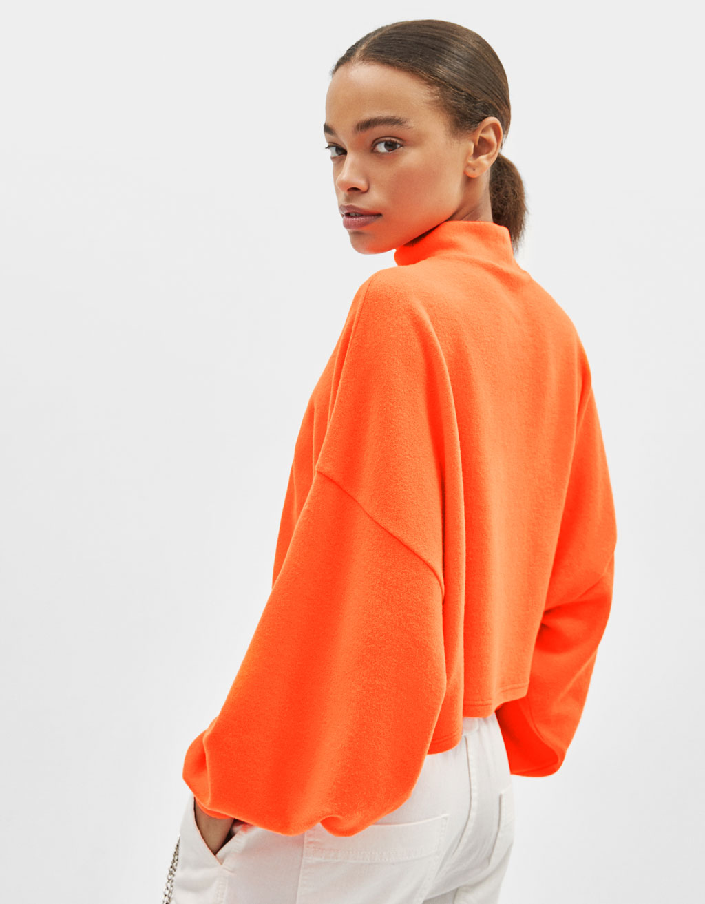 Orange Dress with Hood